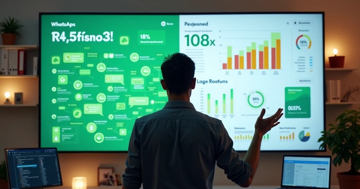 Gestor compara painel de WhatsApp com CRM focado em vendas fechadas