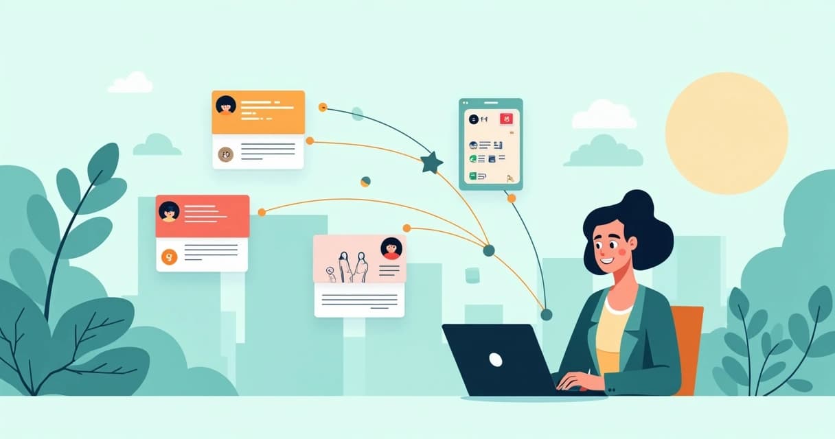 Vendedor acompanhando no laptop CRM, Chat e assistente Ava conectados